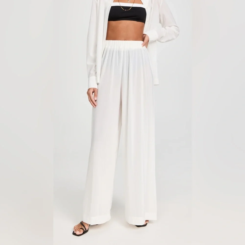Staud Marza Pants in White - Size XL